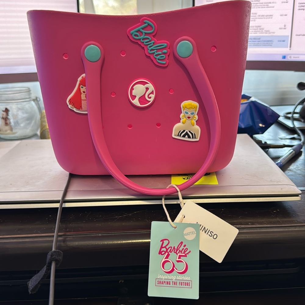 NWT Barbie faux Bogg bag- Perfect for a little girls!